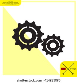 Vector Cog Settings Icon Symbol