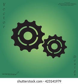 Vector Cog Settings Icon Symbol