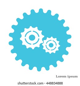 Vector Cog Settings Icon Symbol