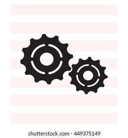 Vector Cog Settings Icon Symbol