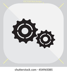 Vector Cog Settings Icon Symbol