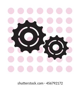 Vector Cog Settings Icon Symbol