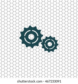 Vector Cog Settings Icon Symbol