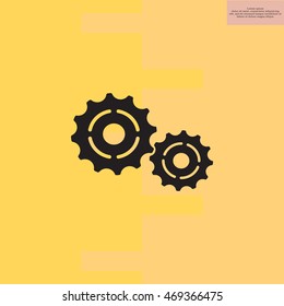 Vector Cog Settings Icon Symbol