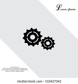 Vector Cog Settings Icon Symbol