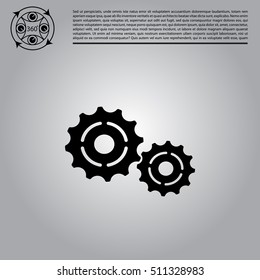 Vector Cog Settings Icon Symbol