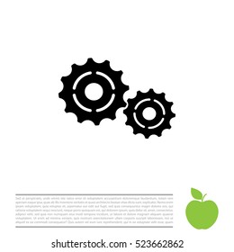 Vector Cog Settings Icon Symbol