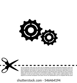 Vector Cog Settings Icon Symbol