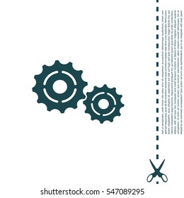 Vector Cog Settings Icon Symbol