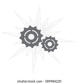 Vector Cog Settings Icon Symbol