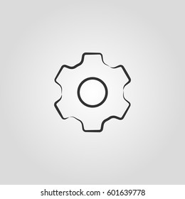 Vector Cog Settings Icon Symbol