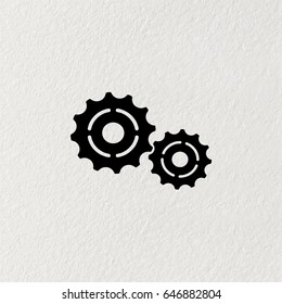 Vector Cog Settings Icon Symbol