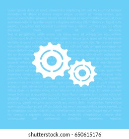 Vector Cog Settings Icon Symbol