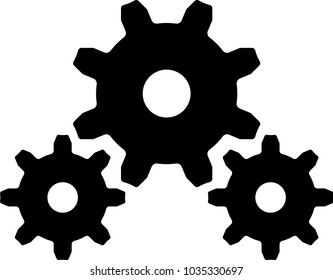 Vector Cog Wheel Graphic Gear Icon