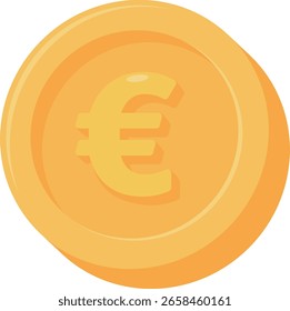 Icono de moneda de Vector Moneda global euro