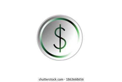 Vector of a coin money