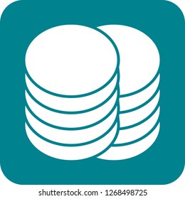 vector coins icon 