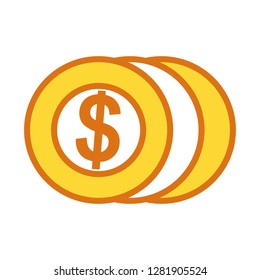 vector coins iconvector coins icon