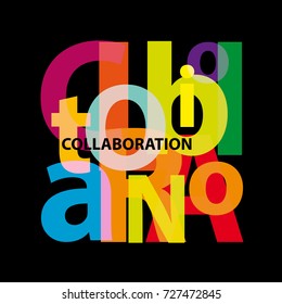Vector collaboration. Broken text