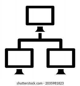 Vector Collaboration Glyph Icon Design
