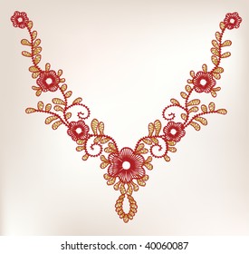 vector collar vintage design