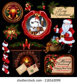 Vector collection. All about christmas theme.