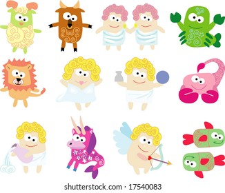 vector collection of animals 28