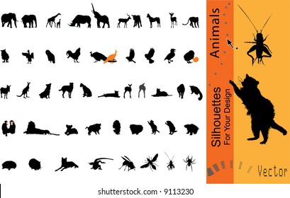 Vector collection. Animals. Part 2