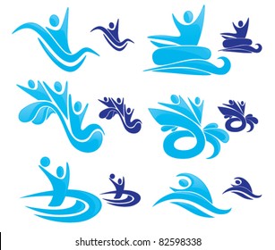 14,611 Water park icon set Images, Stock Photos & Vectors | Shutterstock