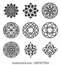 Vektorgrafik von Arabesque-Ornament