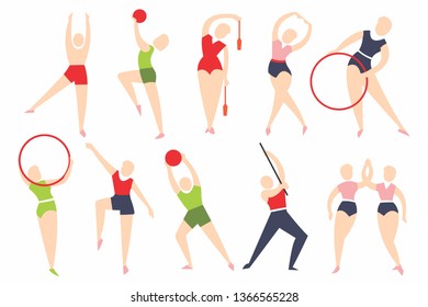 Vector Collection of athletes 