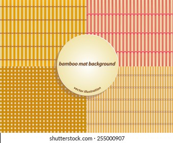 Vector collection of  bamboo patterns