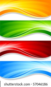 Vector collection of banners
