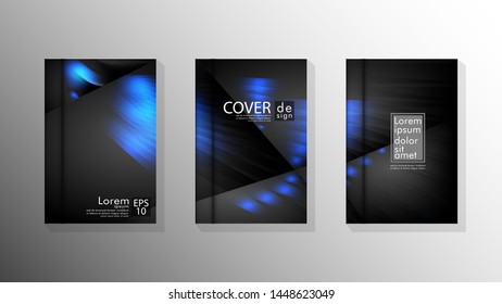 Vector collection of book cover backgrounds. eps 10 vector design illustrations