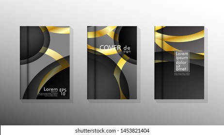 Vector collection of book cover backgrounds. eps 10 vector design illustrations