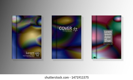 Vector collection of book cover backgrounds. eps 10 vector design illustrations