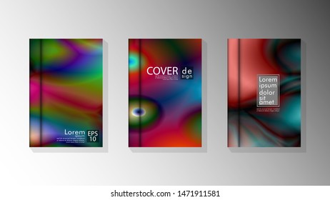 Vector collection of book cover backgrounds. eps 10 vector design illustrations