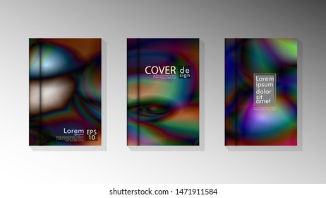 Vector collection of book cover backgrounds. eps 10 vector design illustrations