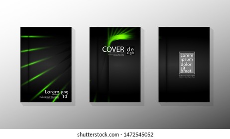 Vector collection of book cover backgrounds. eps 10 vector design illustrations