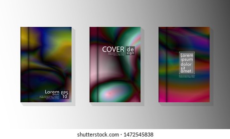 Vector collection of book cover backgrounds. eps 10 vector design illustrations