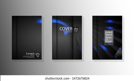 Vector collection of book cover backgrounds. eps 10 vector design illustrations