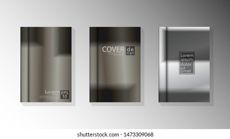 Vector collection of book cover backgrounds. eps 10 vector design illustrations