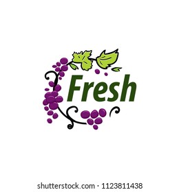 vector collection of bright stickers, emblems logo and labels for lemon and orange fresh citrus juice with lettering composition