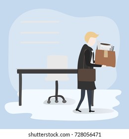 Colección de vectores de empresarios