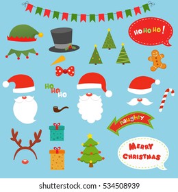 Vector Collection Of Christmas Props 