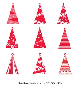 Vector Collection of Christmas Trees