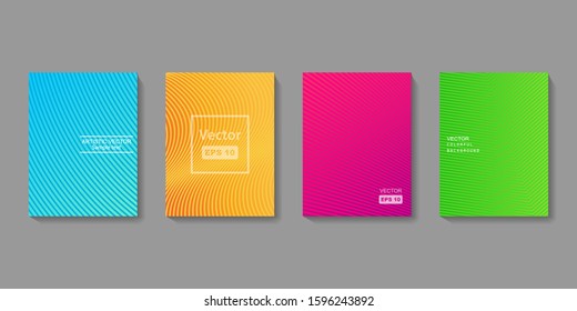 vector collection of colored neon patterns
