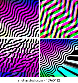 vector - collection of colorful art backgrounds