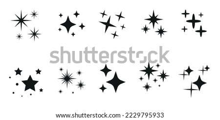 Vector collection of compositions from stars for design