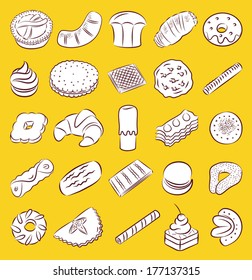 vector collection of cookies